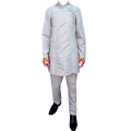 Daura Suruwal Readymade Dress For Men - Grey | Fashion Cotton Traditional Wear Daura Suruwal For Men. 