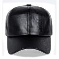 Cap Leather New Fashion Outdoor & Sports Adjustable Vintage Snapback Men's Leather Casual Hat. 