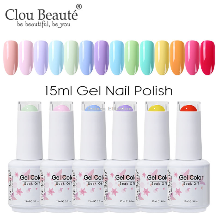 Asinrn%20ERosIon%20Clou%20Beaute%2056%20Colors%20Gel%20Nail%20Polish%20Pastal%20Pink%20Green%20Lavender%20UV%20Nail%20Gel%20Soak%20Off%20UV%20Varnish%20Macaron%20Gel%20Paint%2015ml%20Nail%20Art%20-%20Image%202