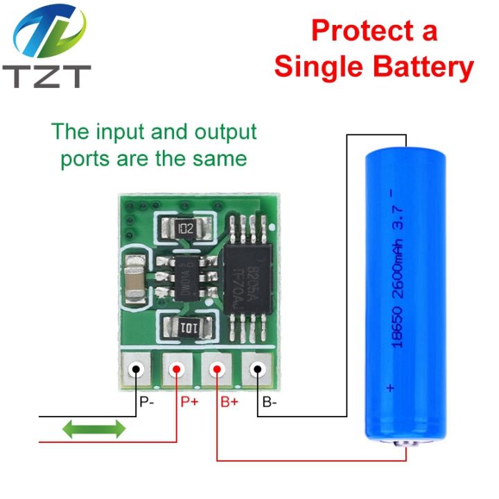 TZT 3.7V 4.2V 3A Li-ion Lithium Battery Charger Over Charge Discharge ...