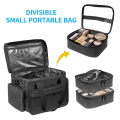 OUMERY Detachable and Separable Double Cosmetic Bag to Store Cosmetics and Hair Care Products Multifunctional Cosmetic Bag. 
