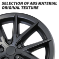 For Model 3 Wheel Cover Style Wheel 18 Inch Hub Cap Trim Car Accessories - Matte Black. 