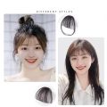 Fake Air Bangs Clip In Synthetic Hair Extension Natural Fake Bangs For Women Hair Styling. 