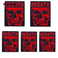 Wenefang 1PCS Horror Skull Embroiderd Patches Punk Horror Movie Embroidey Hot Selling Patch Iron On Patches For Clothing Jackets DIY Sewing Patch. 