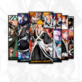 Bleach Anime Series Kurosaki Ichigo Ishida Sado Inoue Rukia Urahara and more Set of Poster For Collection Display Gift. 