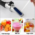 Difutagui High Quality RZ Refractometer Handheld sugar Meter Brix Test Optical 0-32% ATC Milk Tea Fruit Sugar Meter Saccharimeter RHB-32ATC. 