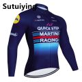 Sutuiying 2024 QUICK STEP Team Autumn Cycling Jersey Men Long Sleeves Peo Hot Selling Cycling Clothing MTB Maillot Ropa Ciclismo Bike Sports Uniform. 