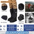 Double Coated Durable Water and Dust Proof, Rainproof Long Shoes Cover | Fashion Double Coated Rain Shoes Cover. 