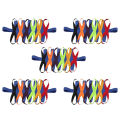 Cluellp-5X Children's Walking Ropes for Preschool Daycare School Kids Outdoor Colorful Handles for Up to 12 Children 2 Teachers. 