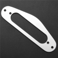 FORIDE 4X Guitar Pickup Frame Mounting Ring Single Coil Metal Flat Humbucker Pickup Ring for TL Style Electric Guitars(Silver). 