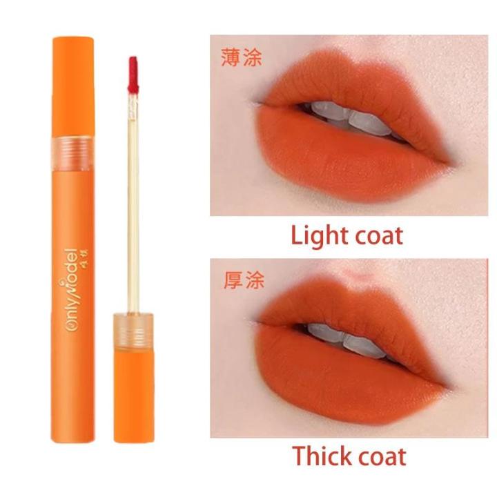 Linman%20Orange%20Lipstick%20Lip%20Glaze%20Matte%20Velvet%20Muse%20Lip%20Gloss%20Carrot%20BrSpecial%20ight%20Color%20Lasting%20Not%20Easy%20To%20Fade%20Liquid%20Lips%20Makeup%20Cosmetics%20-%20Image%203
