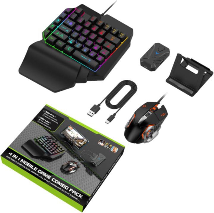 Mix%20Pro%20+%204%20in%201%20Mobile%20Game%20Combo%20Pack,%20Mobile%20Gamepad%20Controller,%20One%20Handed%20Gaming%20Keyboard,%20Mouse%20Converter,%20Adjustable%20Phone%20Stand%20Mix%20Pro+%20-%20Image%202