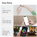 IMOU B5 Wifi Smart RGBW LED Bulb 9W/E27 Works With All IOS/Android Devices, Amazon Alexa, Google Assistance, Home Assistant By Bijulipasal.. 