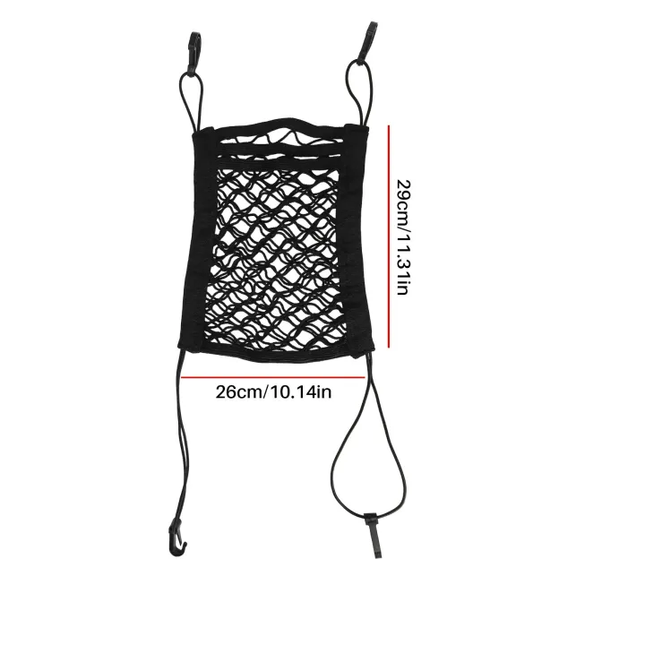 NAMUNY%203-Layer%20Car%20Mesh%20Organizer,%20Stretchable%20Seat%20Back%20Net%20Bag,%20Barrier%20of%20Backseat%20Pet%20Kids,%20Cargo%20Tissue%20Purse%20Holder,%20Driver%20Storage%20Netting%20Pouch%20-%20Image%205