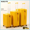 NUELITE 3 Piece ITAMI Trolley Luggage Set Hard Shell Suitcase With 8 Wheels Anti Theft Lock Travel Suitcase Luggage. 