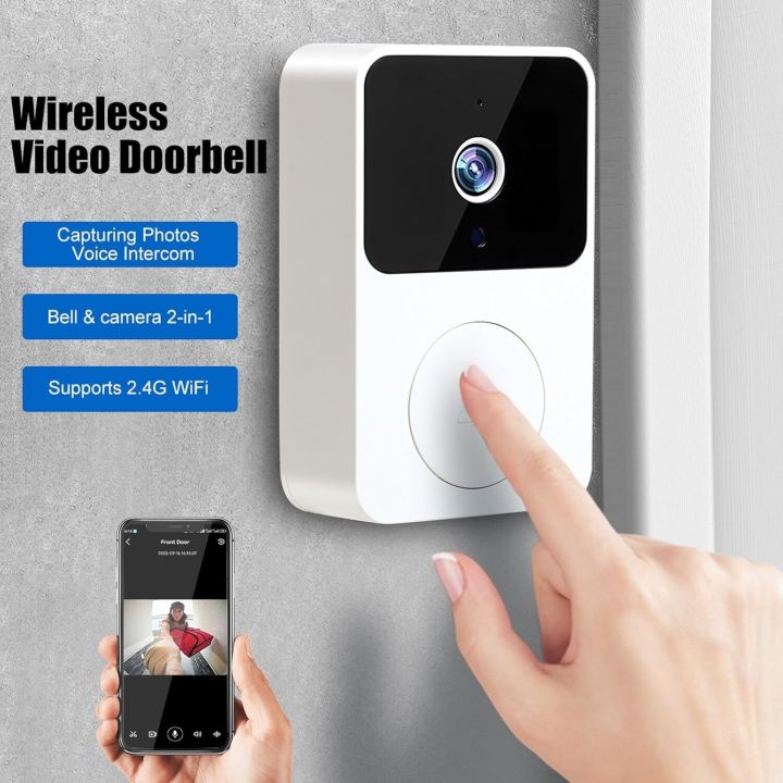Jmary%20MF-5%20Smart%20Video%20Doorbell%20with%20HD%20Camera,%20Night%20Vision,%20Two-Way%20Talk,%20Motion%20Detection%20&%20Free%20Cloud%20Storage%20-%20Wireless%20Door%20Bell%20for%20Home%20Security%20-%20Image%205