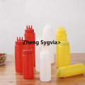Haodeguiguo Hole twist cap squeeze bottle 1/3/5 pieces random 3 food grade plastic ketchup 【2025 Version】 mustard mayonnaise olive oil bottle kitchen tools squeeze bottle. 