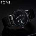 TOMI Classic Dual Black Dial Analog Watch for Men - T087. 