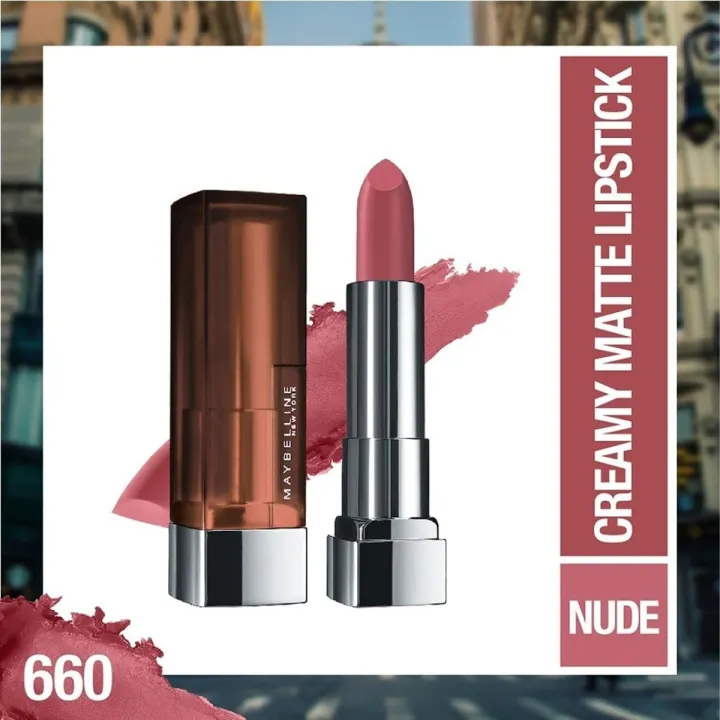Maybelline%20New%20York%20Color%20Sensational%20Creamy%20Matte%20Lipstick%20660%20Touch%20of%20Spice%203.9g%20-%20Image%202