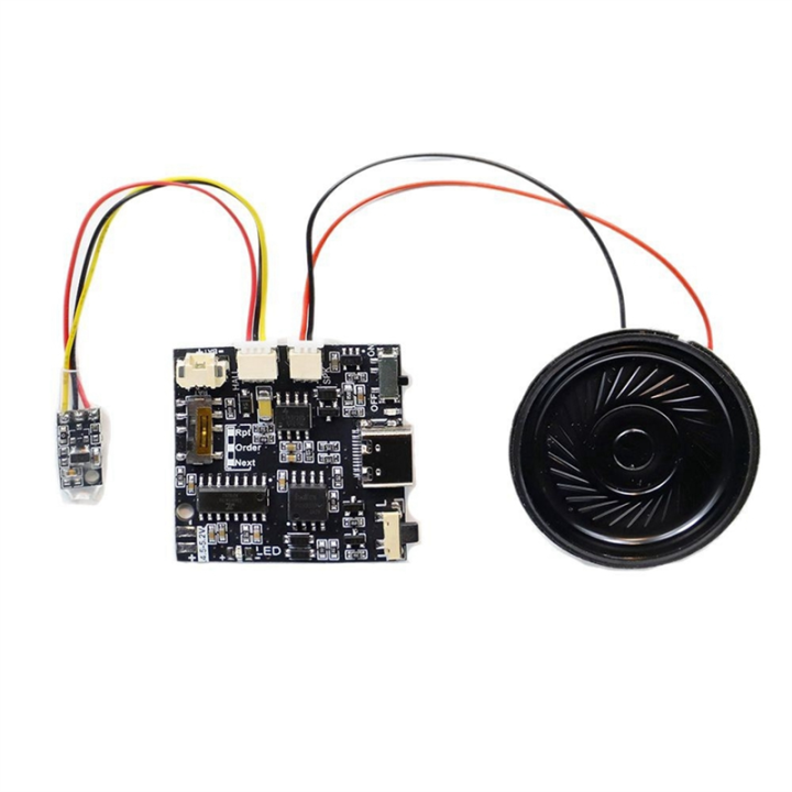 GC07A Recordable Sound Module Gift Box Christmas Birthday Card Music Cover Wall MP3 Download Voice Module Leave Play