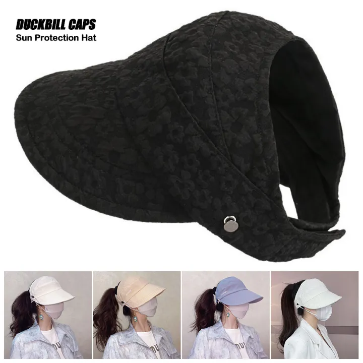 Fashion%20UV%20Protection%20Duckbill%20Caps%20Embossed%20Large%20Brim%20Sun%20Protection%20Hat%20Breathable%20Open%20Top%20Bucket%20Hats%20Cycling%20-%20Image%207