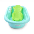 Baby's Colorful Bathtub With Comfortable Seat & 2 Pcs Shampoo Bottle & Water Temperature Machine. 