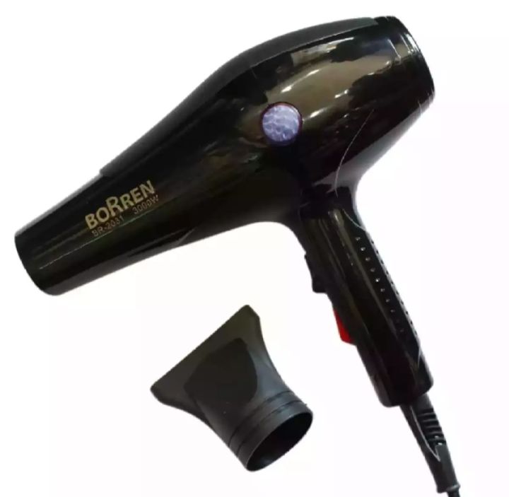 BORREN%20Professional%203000W%20Tourmaline%20Ceramic%20Hair%20Dryer%20with%202%20Speed%20Settings%20and%203%20Heat%20Settings,%20Portable%20Travel%20Hair%20Dryer%20with%20Fast%20Heat-Up,%20Lightweight,%20and%20Foldable%20Design%20-%20Image%209