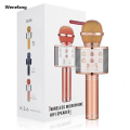 Wenefang Wireless Microphone Bluetooth Karaoke Speaker WS 858 Speaker Hot Selling Handheld Microphone NEW Kids Gift Karaoke Mic Music Player. 