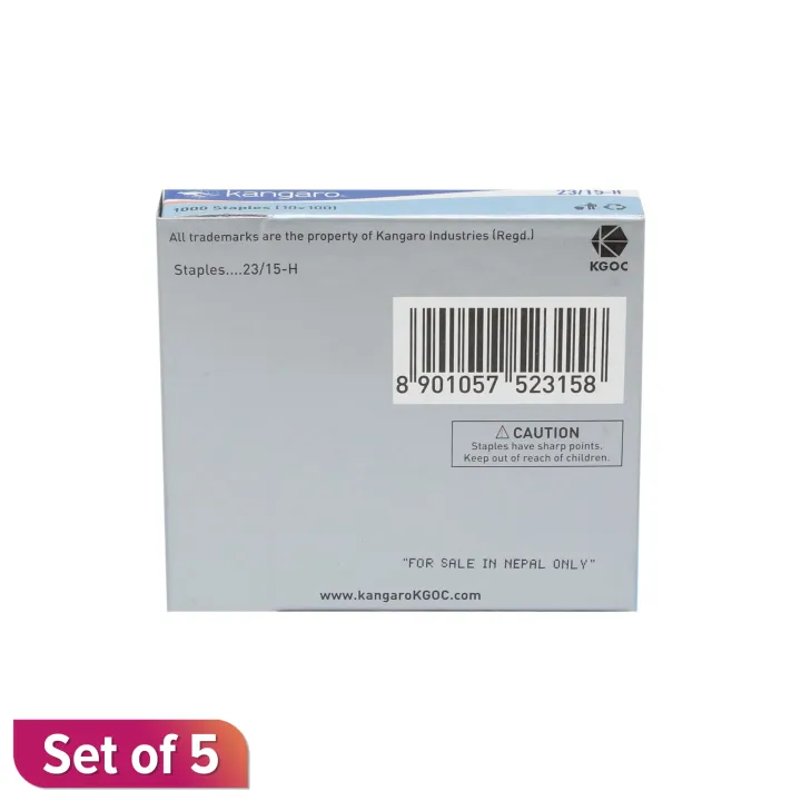 Kangaro%20Staples%20Pin%2023/13-H%2013%20mm%20(5%20Pkt%20Pack)%20-%20Image%203
