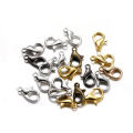 80Pcs/lot Alloy Lobster Clasp Jump Rings Connector Clasp Crimp End For Bracelet Necklace Chains DIY Jewelry Making Supplies. 