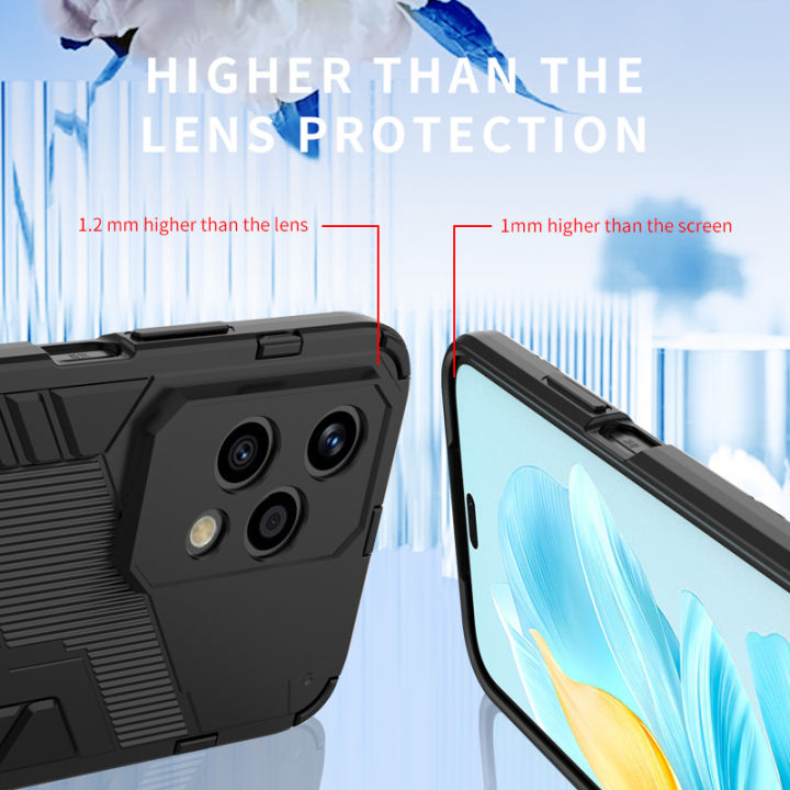 Lenuo%20For%20Honor%20200%20Lite%20Back%20Cover%20Punk-Casing%20Eight-Color%20Anti-Fall%20And%20Anti-Slip%20Phone%20Bracket%20Lens%20Protection%20Cover%20Lovers%20Case%20-%20Image%205