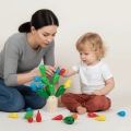 Wood Blocks Colorful Cactus Wood Blocks High Quality Drop-resistant Puzzle Building Blocks Durable Real Wood Children Education Toys Educational Toys. 