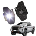 LED DRL Fog Light Fog Lamp Cover Grill Harness Switch for Navara Nueva Facelift Pro-4X 2021 Replacement Accessories. 