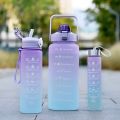 NepLiving 3pcs/Set Sports Large Capacity Water Bottle For Hiking Camping Cup ( 2000ml-900ml-280ml). 