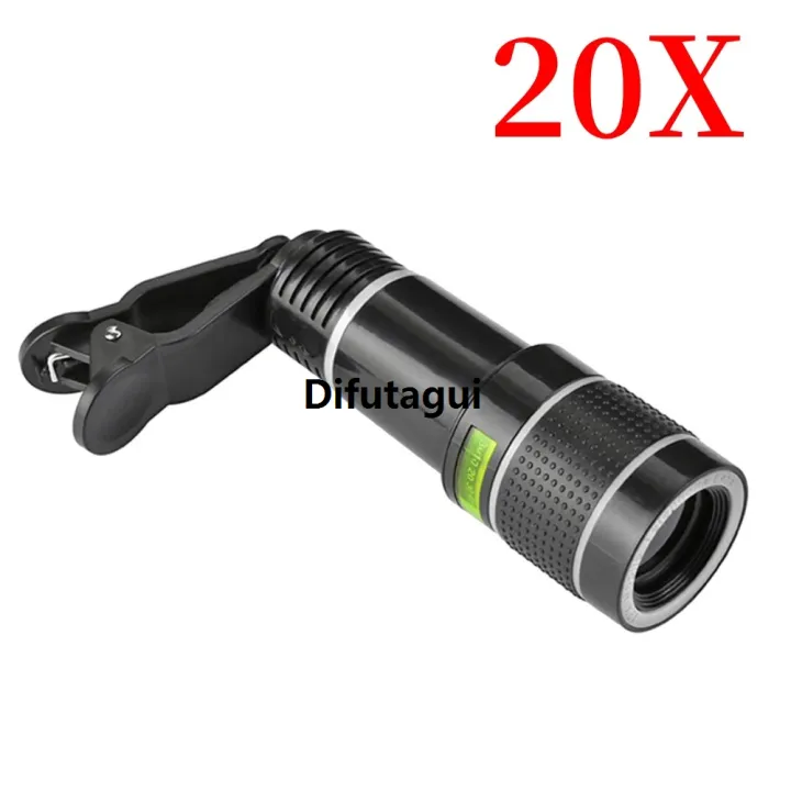 Difutagui%20Lens%20Universal%20Clip%2020X/12X%20Zoom%20Phone%20Camera%20Telephoto%20Lens%20Monocular%20New%20style%20Telescope%20Phone%20Universal%20Optical%20Telescope%20Lens%20Kit%20-%20Image%208