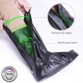Rain Boot Shoe Cover with Zipper Rainproof , Dustproof, Waterproof Shoe Covers, Reusable & Foldable Rain Boot Shoe Cover with Zipper, Non-Slip, Reflector. 