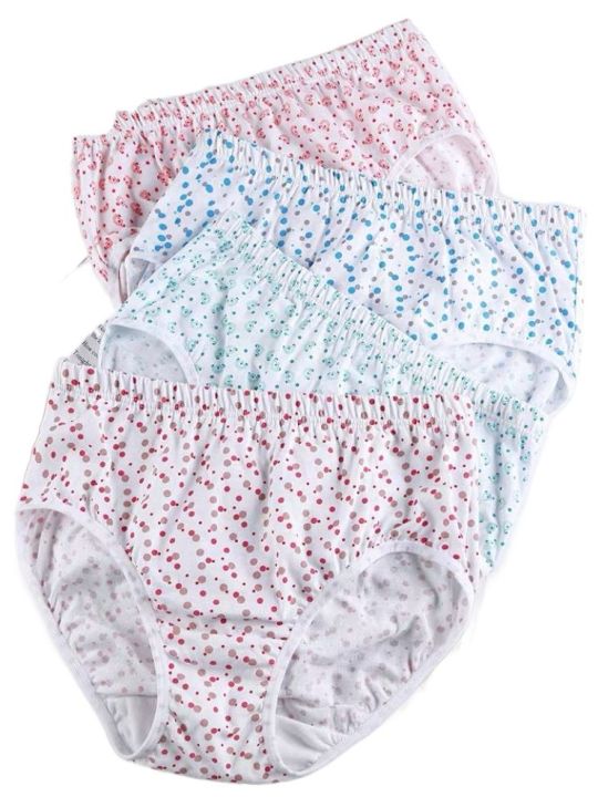 Set of 3 Cotton Printed Panties For Women