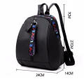 Amateur fashion college student travel school backpack oxford cloth fashion Profesional zipper backpack fashion nylon cloth black backpack color everyday use. 
