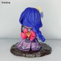Sutuiying Raiden Shogun Figure Genshin Impact Q Version Series 14cm PVC Action High Quality Figures Kawaii Model Toys Collection Decoration Kids Gifts. 