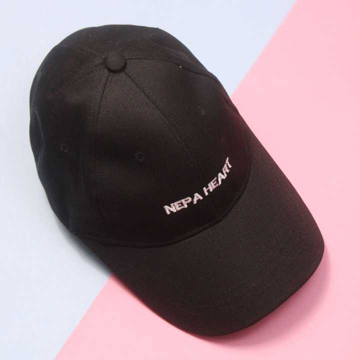 Nepa%20Heart%20Unisex%20Black%20Color%20Printed%20Cap%20-%20Image%206