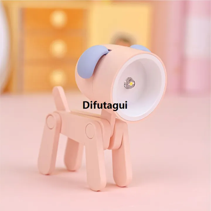 Difutagui%20Portable%20Kids%20Mobile%20Phone%20Cute%20LED%20Mini%20Desk%20Lamp%20Puppy%20Shape%20Fashion%20Night%20Light%20Adjustable%20Bracket%20Student%20Reading%20Desk%20Lamp%20-%20Image%203