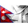 4k-Flag-Of-Nepal-Geometric-Art-Asian-Countries-Nepalese-flag For Laptop Screen Background (15.6/14 inch). 
