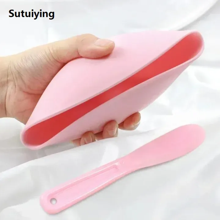 Sutuiying%201Pc%20Silicone%20mask%20bowl%20plastic%20soft%20bowl%20facial%20mask%20Hot%20Selling%20stick%20mixing%20bowl%20supplies%20beauty%20set%20large%20size%20-%20Image%203