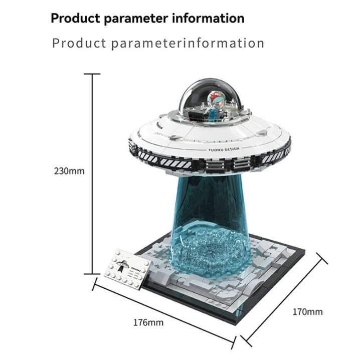 UFO%20Spacecraft%20Ornament%20Puzzle%20Building%20Block%20Ship%20Aerospace%20Science%20Assembly%20Model%20-%20Image%202
