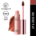 LAKMĒ 9TO5 WEIGHTLESS MOUSSE LIP AND CHEEK COLOR Rosy Plum. 