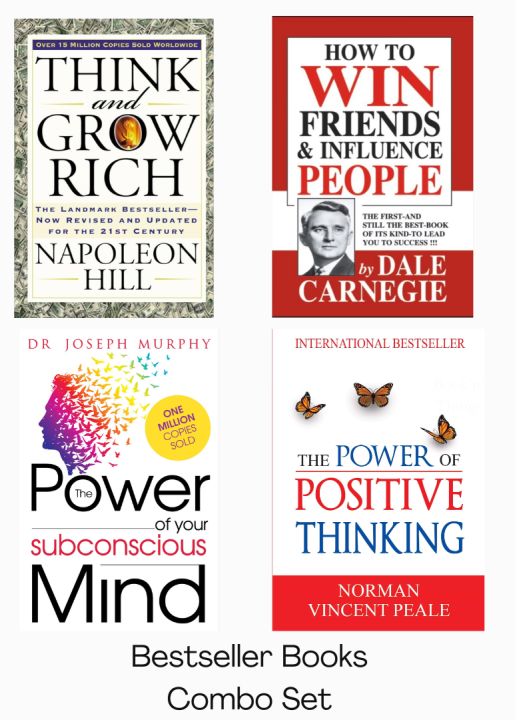 Power Of Your Subconscious Mind+ Think And Grow Rich+ Power Of Positive ...