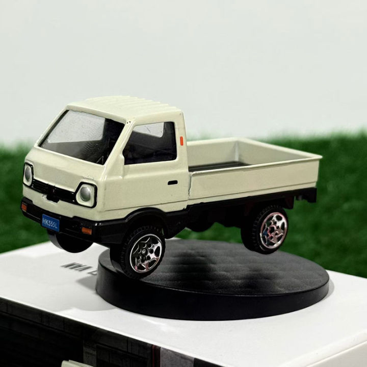 Car Interior Center Console Accessories White Small Truck Model Car Dashboard Ornaments Drift Rotating Truck Decoration SUNM