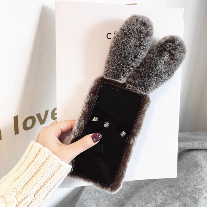 New%203D%20Cute%20Rabbit%20Ears%20Furry%20phone%20case%20For%20iPhone%205S%206%207%208%20Plus%20X%20XR%20XS%20MAX%2011%20Pro%20Hairy%20Warm%20For%20Samsung%20S8%20S9%20S10%20Note10%209%20Cover%20-%20Image%204