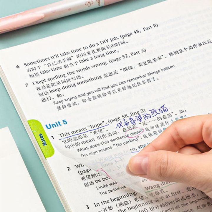 50%20sheets%20per%20book%20Memo%20Pads%20PET%20Material%20Sticky%20Notes%20Transparent%20Simple%20Note%20Paper%20Scrapes%20Stickers%20Sticky%20-%20Image%206