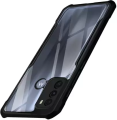 Moto G60 / G40 Fusion Back Cover Case | 360 Degree Protection | Protective Design | Transparent Back Cover Case for Motorola Moto G60 / G40 Fusion (Black Bumper). 